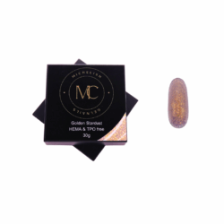 Golden stardust buildergel